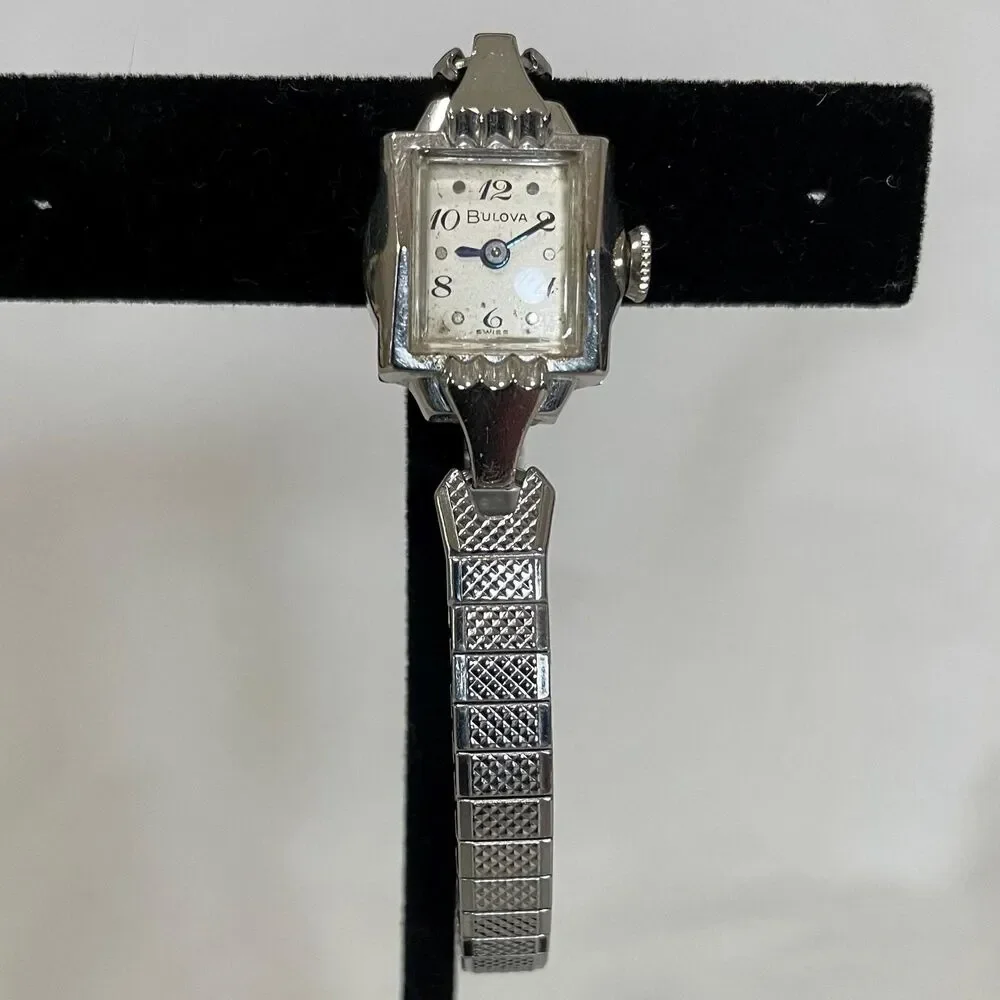 Art Deco Mid Century Bulova Ladies Watch beautiful working condition from 1959